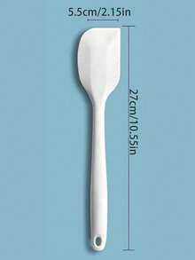 Espátula de silicona para cocinar en blanco, suave y resistente al calor para principiantes. Espátula de silicona grande y pequeña, espátula para mermelada, espátula resistente a altas temperaturas para crema. Herramientas para revolver y hornear, utensilios de cocina, artículos esenciales para apartamentos y dormitorios universitarios, suministros de repostería navideña para romper huevos, exprimir mermelada, mezclar, cocinar y hornear