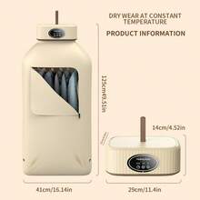 Portable Clothes Dryer, Mini Dryer With Timer - Compact And Convenient Drying Solution For Apartments, Dorms, RVs - Quick And Easy To Use Compact Dryer With Drying Bag, Suitable For Delicate Clothes, Underwear, Small Items