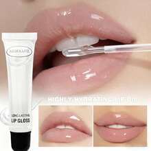 6支/2支/1支透明唇彩 - 富含维生素E和精油，香味透明管，保湿亮泽油，保湿润唇膏。 - 白色 - 查看 5