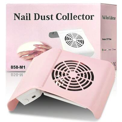 Colector de polvo de uñas mini con 2 bolsas de filtro, compacto y portátil, adecuado para principiantes, regalo ideal para Navidad y el Día de San Valentín