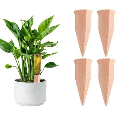 Terracotta Watering Spike Set, Self Watering Planter Insert, Automatic Plant Watering Devices For Vacation Care, Garden/Office/Outdoor/Indoor Plant Dration,24623463