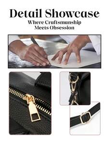 Crafted From Leather, The Backpack Has A Sleek Design With A Braided Detail And Tassel Accents On The Front Flap. It Features Adjustable Straps For Comfortable Carrying, Suitable For Holding Daily Essentials Like A Tablet, Wallet, And Cosmetics. The Structured Shape And Stylish Elements Make It A Practical Accessory, Ideal For Both Work Commutes And Casual Outings. - 彩色 - 查看 10