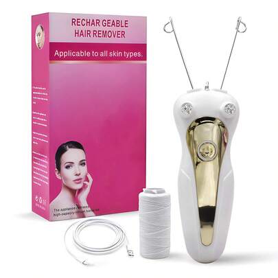Máy nhổ lông điện chuyên nghiệp dành cho nữ, sạc qua USB, đèn LED, máy nhổ lông làm đẹp đa chức năng, tông đơ nhổ lông đa năng, quà tặng tiệc Halloween, Giáng sinh