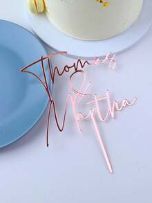 Personalized Wedding Cake Topper Custom Name Couple Engagement Cake Topper For Wedding Rustic Wedding Mr And Mrs Anniversary Cake Topper