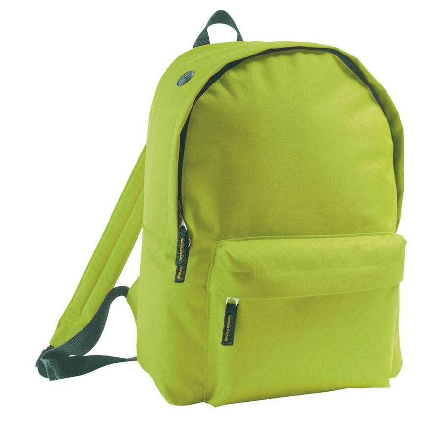 SOLS Childrens/Kids Rider School Backpack (Apple Green) - 100% Polyester - (PC364) - Green - View 1