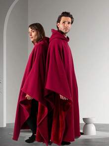 Arcane Unisex Adult Hooded Cloak Set, Oversized Wearable Blanket Poncho, Relaxing & Anxiety Relief, Loose Fit, Super Soft Faux Fur Lining - Multicolor - View 5