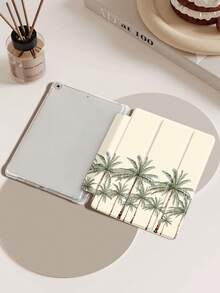 椰子树平板电脑保护壳兼容 9.7/10.2/10.5/10.9/12.9/Pro 11、第 10 代，兼容三星 Galaxy Tab S6 Lite 10.4 英寸，兼容 Kindle Paperwhite 第 12 代 2024、Kindle（第 11 代）2022 年发布，柔软防摔保护，智能支架/自动唤醒/睡眠 - 彩色 - 查看 2