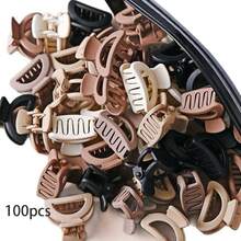 15/20/30/50/100pcs Versatile Fashion Mini 2.5cm Clip Bangs Clip For Women, Simple Retro Hair Clip For Bangs And Hairstyle