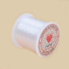 20/50m Roll Elastic String 0.8mm For DIY Bracelets Necklace Beading Jewelry Making Crystal Thread Party Balloon Cord Decorations