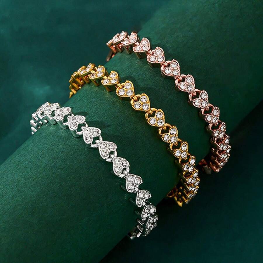 1pc Vintage Exaggerated Hollow Rose Flower Distressed Bracelet, Lightweight Luxurious Metallic Floral Accessory For Women