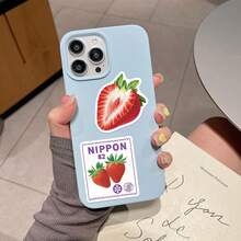 100pcs Cute Cartoon Pink Stickers, Y2K Aesthetic Stickers, Art Stickers, Y2K Style Stickers, Suitable For Water Bottles, Tumblers, Guitars, Luggage, Phones, Phone Cases, Laptops, Skateboards, Gifts Scrapbook Supplies Scrapbook Stationery - Red and White - View 6