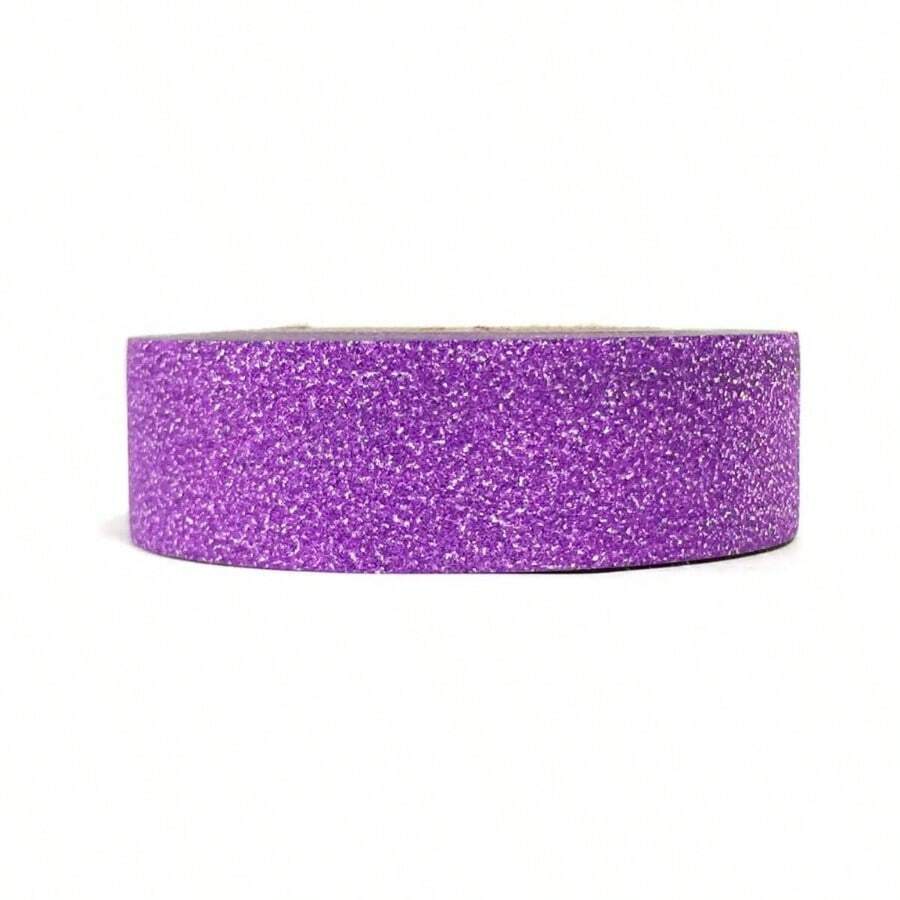 Colorful Patterns Washi Masking Tape, Purple Shimmer - 紫色閃光 - 查看 1