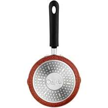 Cacerola y olla All-In-One Stone Earth de Ozeri, con revestimiento de fabricación alemana 100% libre de APEO, GenX, PFBS, PFOS, PFOA, NMP y NEP(1.5 Litros Rojo (Red Clay)) - Tipo 3 - Ver 9