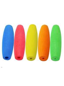 Bộ 5 kim móc ergonomic, kích thước từ 2mm đến 10mm, tay cầm thoải mái, màu sắc ngẫu nhiên, tay cầm hình bầu dục cầu vồng, tay cầm có thể tháo rời, phù hợp cho người bị viêm khớp và người làm thủ công, phụ kiện thoải mái cho đan, móc và DIY. - Nhiều màu - Xem 7