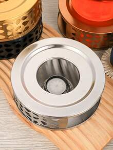 قطعة واحدة من دفاية إبريق الشاي، دفاية من الفولاذ المقاوم للصدأ، لوازم فن الشاي الراقية، هدية مثالية، من الفولاذ المقاوم للصدأ السميك، متينة وطويلة الأمد، طقم شاي من الفولاذ المقاوم للصدأ، دفاية الشاي، تشمل حامل شمعة صغير وموقد، سخان إبريق الشاي المعدني، حامل شمعة من الفولاذ المقاوم للصدأ. مناسب لإبريق الشاي الزجاجي، وإبريق الشاي الفولاذي، وإبريق الشاي الخزفي، وغيرها من الحاويات المقاومة للحرارة. يستخدم لتسخين الشاي والقهوة والحليب. دفاية إبريق الشاي عالمية.