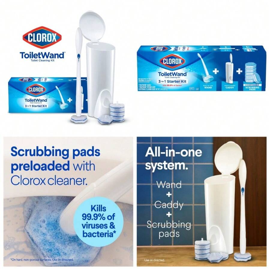 ToiletWand Disposable Toilet Bowl Brush Cleaner System - 1 - View 1