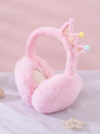 1pc Children's Closed-Eye Rabbit Ear Warmer, Fashionable Ear Protection Suitable For Parties, Outdoor Activities, And Daily Use