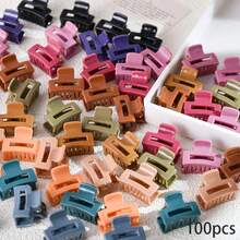 15/20/30/50/100pcs Versatile Fashion Mini 2.5cm Clip Bangs Clip For Women, Simple Retro Hair Clip For Bangs And Hairstyle