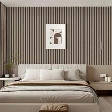A Roll Of 3D Style Ceiling Stickers, Self-Adhesive Wood Grain Wallpaper, Mainly Suitable For Ceilings, Ceilings, And Floors. It Is A Detachable And Re Adhesive Wallpaper, Perfect For Decorating Living Rooms, Kitchen Tailboards, And Bathrooms. - Brown - View 5