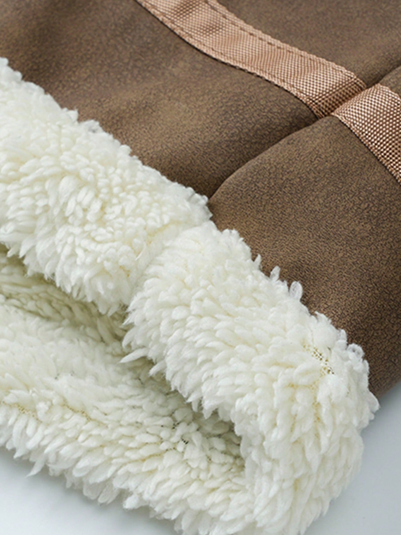 معطف دافئ مبطن بياقة واسعة مناسب للربيع والخريف لل...