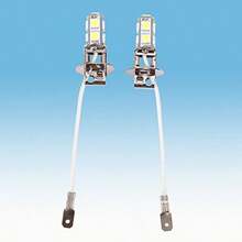 Fydun Bombillas LED Antiniebla 2x H3 5050 9 SMD LED Xenón DC12V Auto Car Fog Light Lámparas LED 6500K Bombillas Extremadamente Brillantes de Repuesto - como en la foto - Ver 7