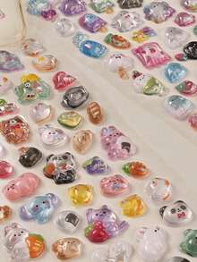 3D Cute Holographic Embossed Style Stickers 3D Cartoon 3D Stickers Valentine's Day Party Series, Student Rewards, Holiday Gifts, Cute DIY Phone Case, Notebook, Shaking Stickers 3D Embossed, 3D Glitter Stickers - 3D Cartoon Reward Stickers - Decorations For Phone Cases, Backpacks, Cups, Scrapbook Supplies