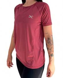 Slim Dry Fit T-Shirt - 木板 - 查看 2