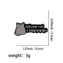 1PC Classic Enamel Lapel Brooch,Versatile Metal Pin For Backpack Clothes Friend Gift Daily Wear Fashion Jewelry - 圖片色 - 查看 3