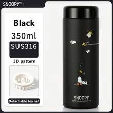 1pc 350ML Snoopy Cup, Compact Insulated Cute Water Bottle, Portable Pocket Cup, Unisex Stainless Steel Minimalist High-Quality Cup - Multicolor - View 15