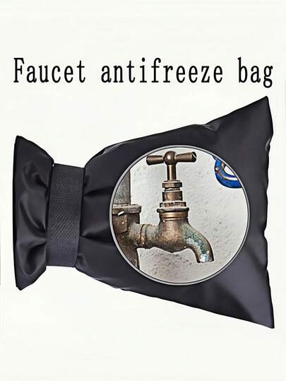 1 pieza Cubierta anticongelante y a prueba de agua para grifo, Cubierta de aislamiento de tuberías de agua de tela Oxford para exteriores en invierno, Kit de protección contra el hielo, Adecuado para decoración del hogar, decoración de automóviles, decoración de escritorio de oficina, decoración de mesa de comedor, regalo del Día del Maestro, regalo de cumpleaños, regalo del Día de la Madre, regalo de Acción de Gracias, flores artificiales, decoración del hogar