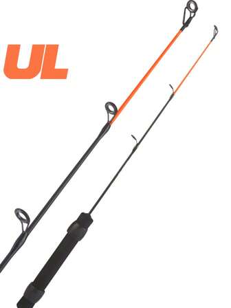50cm Ice Fishing Rod, UL Ultralight Soft Telescopic Pole For Winter Shrimp Fishing, Fishing Equipment