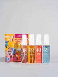 1pc/4pcs/5pcs 40ml Brazilian Collection Spray Mist With Gift Box, Limit Edition Aromatherapy Indoor, Outdoor Air Freshener Fragrance Multi-Layered Heightened State Of Bliss Spray With Long Lasting Natural Fresh Charming Essentials, Releasing Elegant Janeiro Vanilla Coconut Floral Fruity Citrus Wood Aquatic Ocean Sea Scent For Dating, Party, Gathering, Traveling, Holiday, Home, Hotel, Office, Ideal Gift For Family, Relatives And Friends - Nhiều - Xem 1
