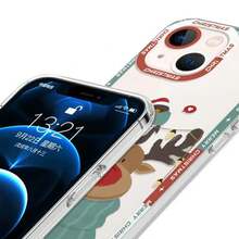 Funda de teléfono de Feliz Navidad y Año Nuevo compatible con  16 15 14 13 12 11 Pro Max Mini X XS SE 7 8 Plus 16E, funda suave a prueba de golpes, compatible con funda de  17, funda de  17 Pro, funda de  17 Pro Max - -4 - Ver 8