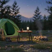 - Taburete plegable porttil de 10 pulgadas para camping, jardinera, barbacoa y actividades al aire ltima intervensin caf - Marrón - Ver 7