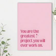 Framed Motivational Quotes Canvas Poster, Art Deco Modern Style Wall Art, Ink Letter Print Affirmation Poster. Idea Gift For New Year, Thanksgiving Day, Christmas, For Room Decor, Kitchen Decor, Living Room Painting, Halloween Decor, Bathroom Decor, Home Decor, Wall Decor, Bedroom Decor. - Framed - View 1