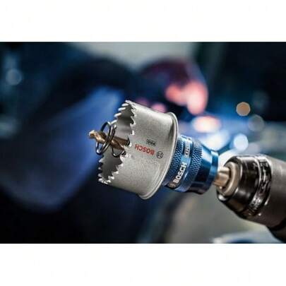  Bosch 1x Lochsäge PRO Sheet Metal Power Change Plus (für Edelstahlbleche, Stahlbleche, Ø 68 mm, Profi-Bohrer-Zubehör)
