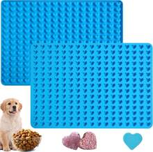 2Pcs Mini Heart Silicone Mold For Dog Treats, 255-Cavity Semi Sphere Guy Candy Molds For Ganache Jelly Caramels Cookies,24533506 - 芥末黃 - 查看 1