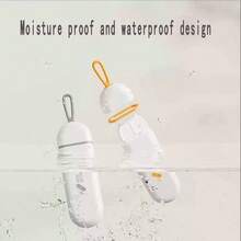 1 Piece Portable Mini Pill Organizer With 3 Compartments For Travel, Home Organization And Storage, Ideal For Daily Medication Management, Portable Pill Box - 彩色 - 查看 9