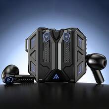 Mech Wind Wireless Semi-In-Ear Bluetooth Gaming Headphones, Excellent Sound Quality, Low Latency, Equipped With ENC Smart Noise Cancellation And Ultra-Long Battery Life, Suitable For Music Listening, Entertainment And Leisure - Multicolor - View 12