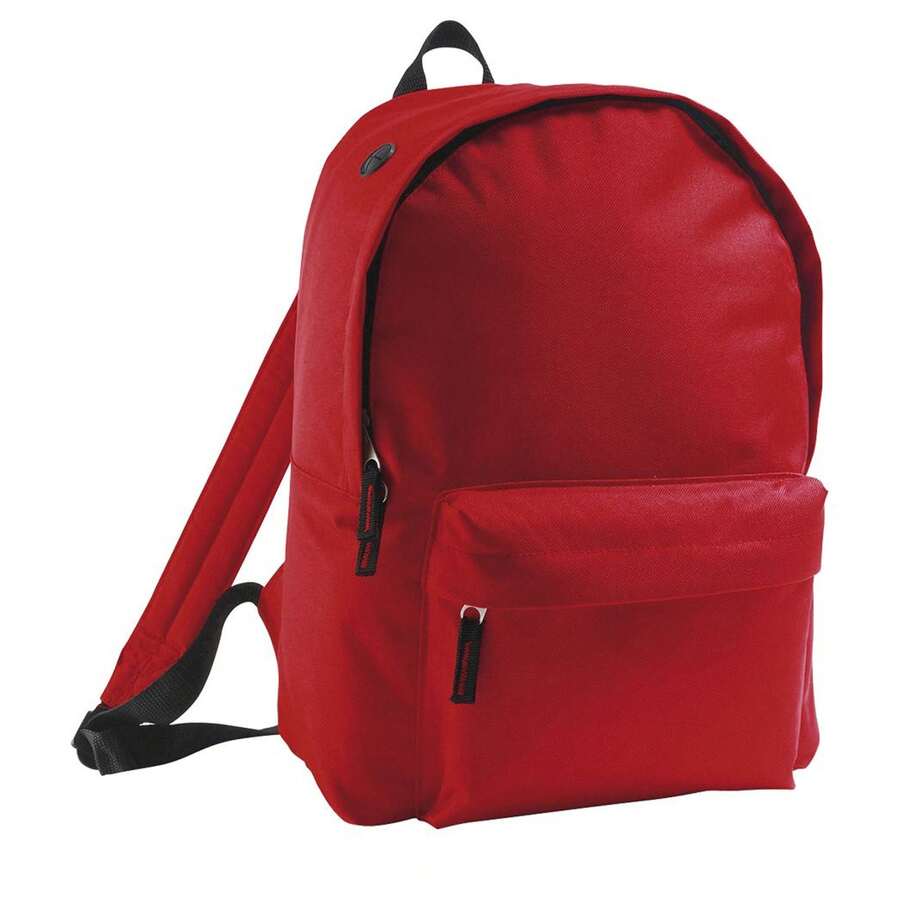 SOLS Childrens/Kids Rider School Backpack (Red) - 100% Polyester - (PC364) - Red - View 1