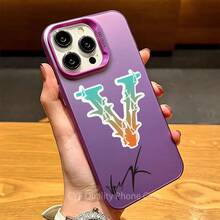 Fashion Brand V-VRUNK Phone Case Covercompatible with Apple 11 12 13 14 15 16Pro Max Plus Protect Plating Phone Cover,Covercompatible with  17 Hülle, 17 pro Hülle, 17 promax Hülle