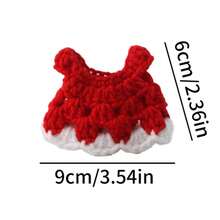 一件可爱小宠物连衣裙迷你针织雪貂衣服手工仓鼠公主裙透气宠物服装