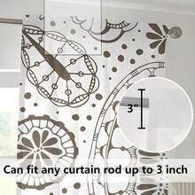 2pcs Mid-Century Modern Curtains - Blackout Window Drapes With Green, Orange, Red, Brown, Beige, White, Black - Light Blocking Privacy Window Treatments For Living Room, Bedroom, Office, Kitchen - Machine Washable Polyester Window Curtains - Easy Installation With Rod Pocket Hanging, Room Divider, Contemporary Design, Durable Fabric, Home Decorators, 2D Flat, Mid Century Modern Curtain, Bedroom Patterned Curtain With Abstract, Retro Blackout Curtain, Fabric Curtain, Curtain Orange - 彩色 - 查看 6