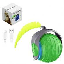 Interactive Cat Toy Ball, Automatic Moving Pet Ball, Smart Rolling Electric Dog & Cat Indoor Activity Ball, Self-Propelled Pet Entertainment Ball - Multicolor - View 12