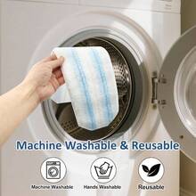 Mop Pads Replacements Compatible With O Cedar H2prO Flat Mop System Microfiber Mop Heads O - Cedar H2prO Flat Floor Mop, Washable Reusable Pad Refills Deep Cleaning, 4 Pack - 4 - Xem 9