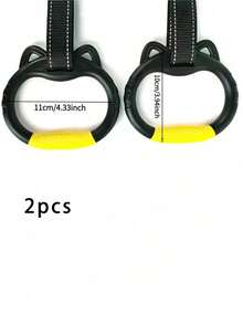 Adjustable Gymnastic Rings - Made Of PA Material, Suitable For Grip Strength Training, Easy Installation, Load Capacity 661.39 Lbs - Perfect Choice For Home Workout - Multicolor - View 6