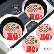 2 pezzi Sottobicchieri portabicchieri per auto, antishock, universali, di moda, accessori per interni auto, regalo per feste