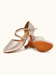Women's Professional Dance Shoes, Modern Dance Shoes, Jazz Dance Shoes, Suitable For Various Dance Styles - Gold - View 6