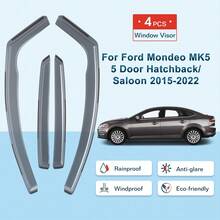 4pc Wind Deflectors Tinted For  Mondeo MK5 2015-2022 5 Door Hatchback/Saloon - Default - View 5