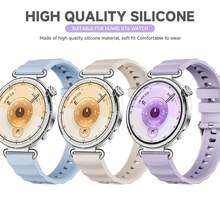 Correa de silicona de 18 mm compatible con Huawei Watch GT6 GT5 de 41 mm, banda deportiva suave compatible con Huawei Watch GT4 de 41 mm/GT5 Pro de 42 mm - 18mm - Ver 6